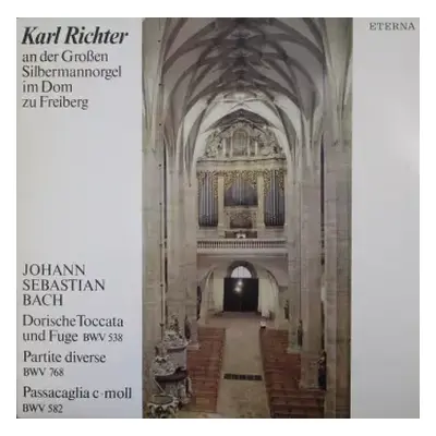 VG+ | VG+ LP Johann Sebastian Bach: Karl Richter An Der Silbermannorgel Im Dom Zu Freiberg