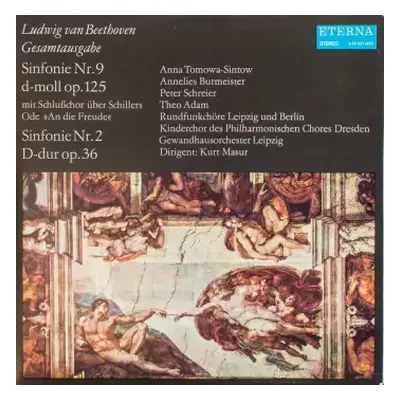 VG+ | VG 2LP Ludwig van Beethoven: Sinfonie Nr. 9 D-moll Op. 125 (Mit Schlußchor Über Schillers 