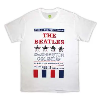 The Beatles Unisex T-shirt: Washington '64 Stars & Stripes (xx-large) XXL