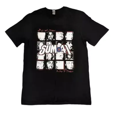 Sum 41 Unisex T-shirt: Aknf Grid European Tour 2022 (back Print & Ex-tour) (medium) M