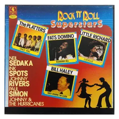 VG+ | VG+ 4LP/Box Set Various: Rock 'N' Roll Superstars