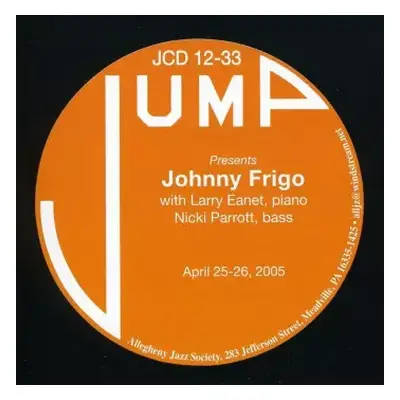 CD John Frigo: Jump Presents Johnny Frigo