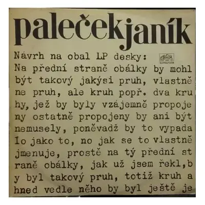 VG+ | VG+ LP Paleček-Janík: PalečekJaník