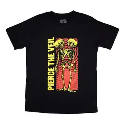 Pierce The Veil Unisex T-shirt: Wavy Skeleton (medium) M