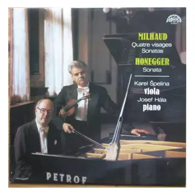 NM | VG+ LP Josef Hála: Quatre Visages / Sonatas / Sonata