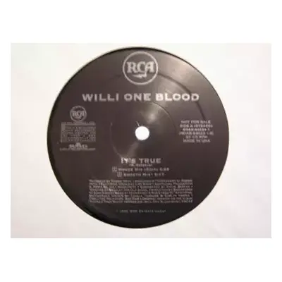 VG+ | VG+ LP Willi One Blood: It's True