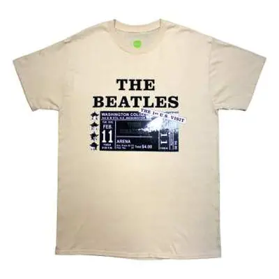 The Beatles Unisex T-shirt: Washington '64 Promo & Setlist (back Print) (xx-large) XXL