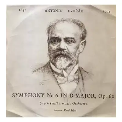 NM | VG+ LP Antonín Dvořák: Symphony No 6 in d major, Op. 60