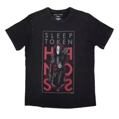 Sleep Token Unisex Stone Wash T-shirt: Hypnosis (black) (medium) M