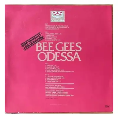 VG+ | VG+ 2LP Bee Gees: Odessa