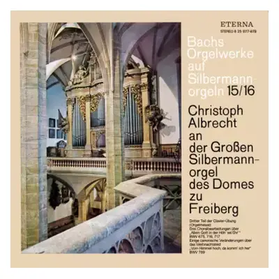 VG+ | VG+ 2LP Johann Sebastian Bach: Bachs Orgelwerke Auf Silbermannorgeln 15/16: Christoph Albr