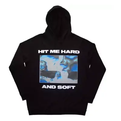 Billie Eilish Unisex Pullover Hoodie: Hit Me Hard And Soft Negative (medium) M