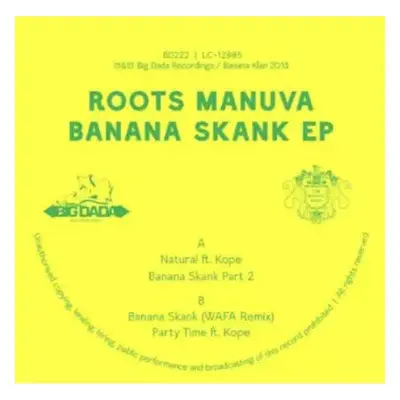 LP Roots Manuva: Banana Skank EP CLR