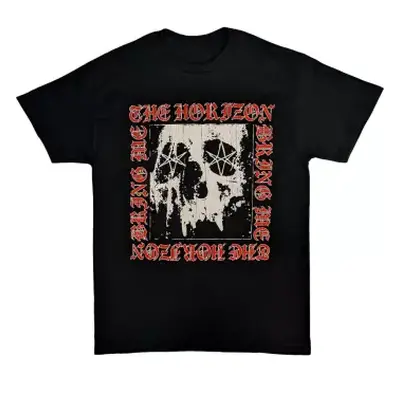 Bring Me The Horizon Unisex T-shirt: Metal Logo Skull (xx-large) XXL