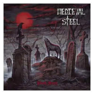 LP Medieval Steel: Blood Moon - Red/black Splatter