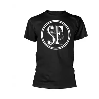 Tričko Logo Small Faces (black/white) S