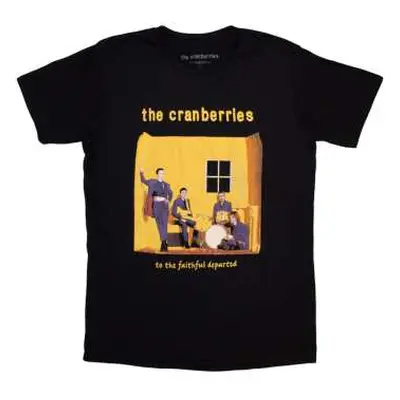 The Cranberries Unisex T-shirt: Faithfully Departed Cover (medium) M