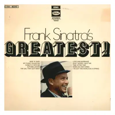 VG+ | VG+ LP Frank Sinatra: Frank Sinatra's Greatest!