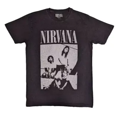 Nirvana Unisex T-shirt: Sitting (distressed) (small) S