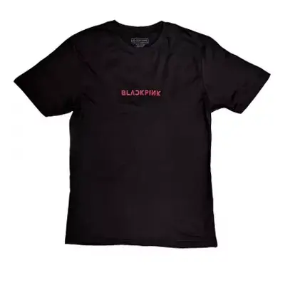 Blackpink Unisex T-shirt: Pink Venom Group Photo (back Print) (small) S