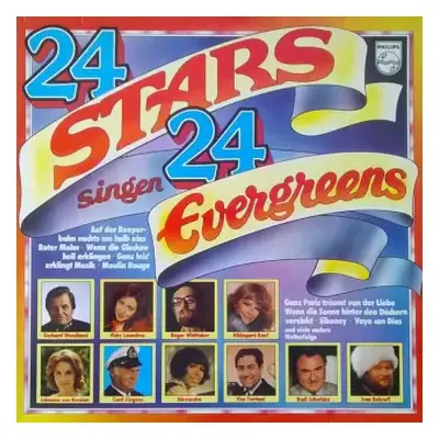 VG+ | VG+ 2LP Various: 24 Stars Singen 24 Evergreens