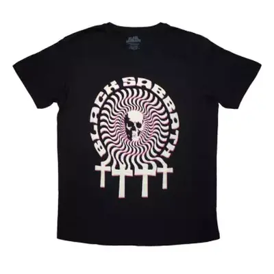 Black Sabbath Unisex T-shirt: Hypnotic Skull (medium) M