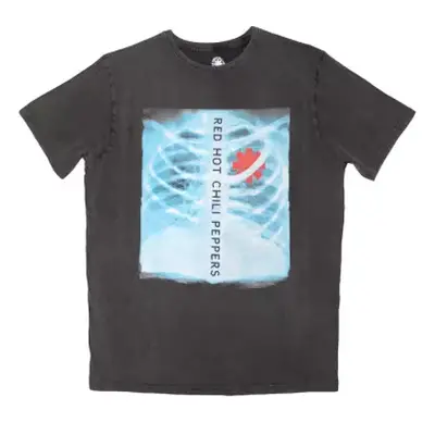 Red Hot Chili Peppers Unisex Stone Wash T-shirt: X-ray (charcoal Grey) (medium) M