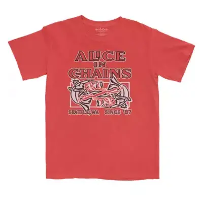 Alice In Chains Unisex T-shirt: Totem Fish (large) L