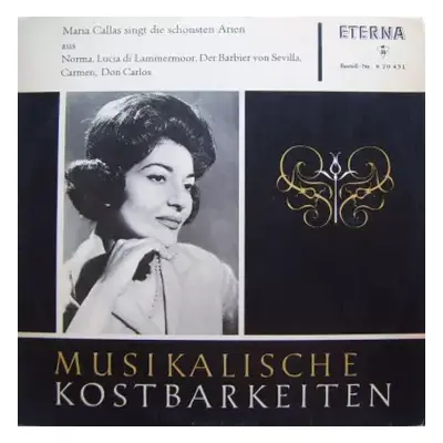 NM | VG+ LP Maria Callas: Maria Callas Singt