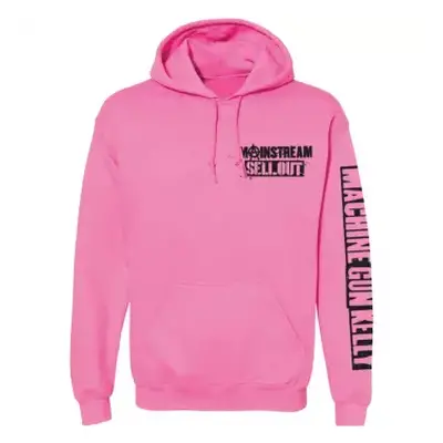 Machine Gun Kelly Unisex Pullover Hoodie: Pink Face (back & Sleeve Print) (medium) M