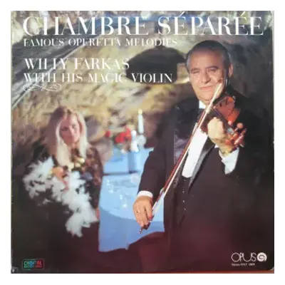 VG+ | VG+ LP Viliam Farkaš: Chambre Séparée - Famous Operetta Melodies