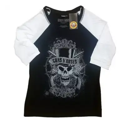 Dámské Tričko Faded Skull L