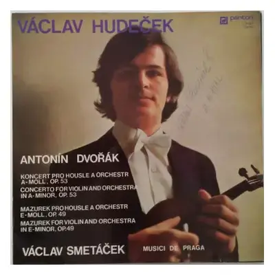 NM | VG+ LP Antonín Dvořák: Koncert Pro Housle A Orchestr A-Moll, Op. 53 - Mazurek Pro Housle A 