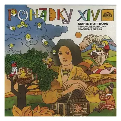 VG+ | VG+ LP Marie Rottrová: Pohádky XIV - Marie Rottrová Vypravuje Pohádky Františka Nepila