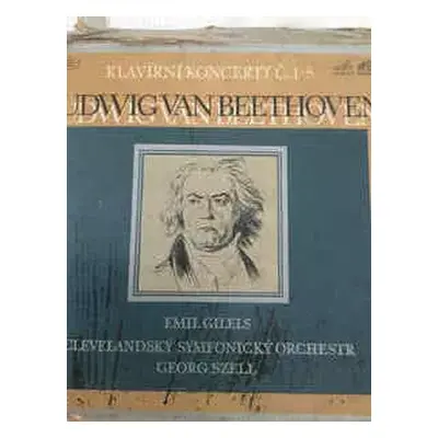 VG+ | VG+ 5LP Ludwig van Beethoven: Klavierkonzerte Nr. 1 - 5 (5xLP + BOX)