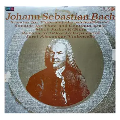 VG+ | VG+ 2LP Johann Sebastian Bach: Sonatas For Flute And Harpsichord Bwv 1030-32, Sonatas For 