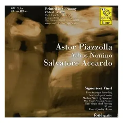 LP Salvatore Accardo: Astor Piazzola Adios Nonino