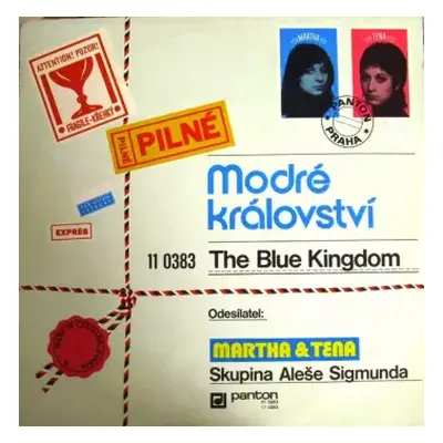 VG+ | VG+ LP Martha A Tena Elefteriadu: Modré Království (The Blue Kingdom)