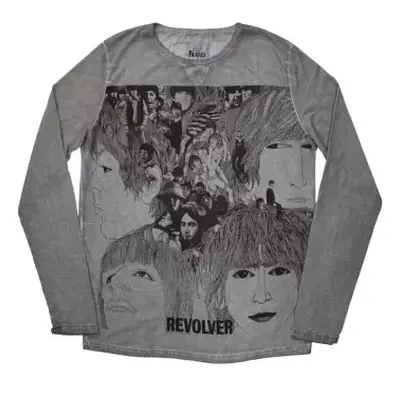 The Beatles Unisex Sweatshirt: Revolver Stone Wash (xx-large) XXL