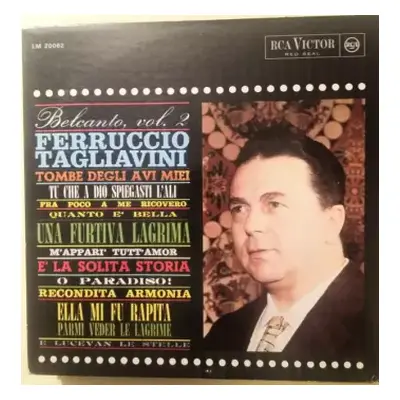 NM | VG+ LP Ferruccio Tagliavini: Belcanto, Vol. 2