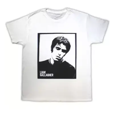 Liam Gallagher Unisex T-shirt: Framed Photo (x-large) XL