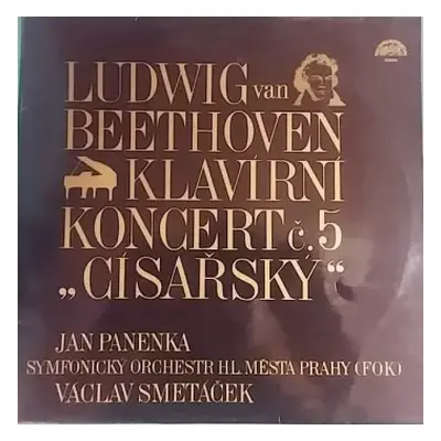 VG+ | VG+ LP Ludwig van Beethoven: Koncert č. 5 Es Dur Pro Klavír A Orchestr, "Císařský"