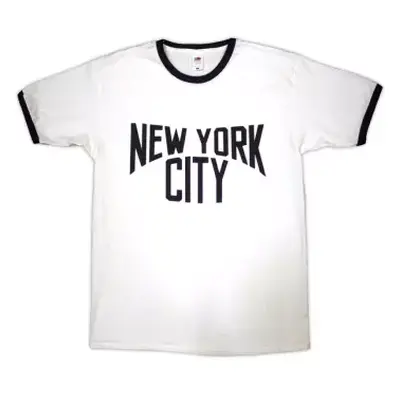 New York City Unisex T-shirt: Text Logo (medium) M