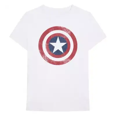 Tričko Captain America Distressed Shield M