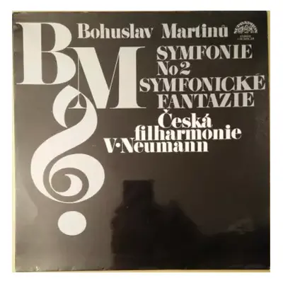 NM | VG+ LP Bohuslav Martinů: Symfonie No2 / Symfonické Fantazie