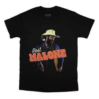 Post Malone Unisex T-shirt: Cowboy (medium) M