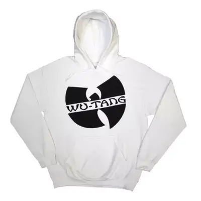 Wu-tang Clan Unisex Pullover Hoodie: Slanted Logo Mono (xx-large) XXL