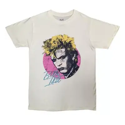 Billy Idol Unisex T-shirt: Circle Illustration (xx-large) XXL