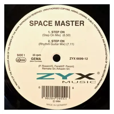 VG+ | VG+ LP Space Master: Step On