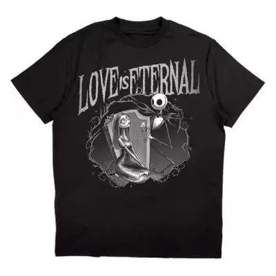 Tričko The Nightmare Before Christmas Jack & Sally Love Is Eternal XXL